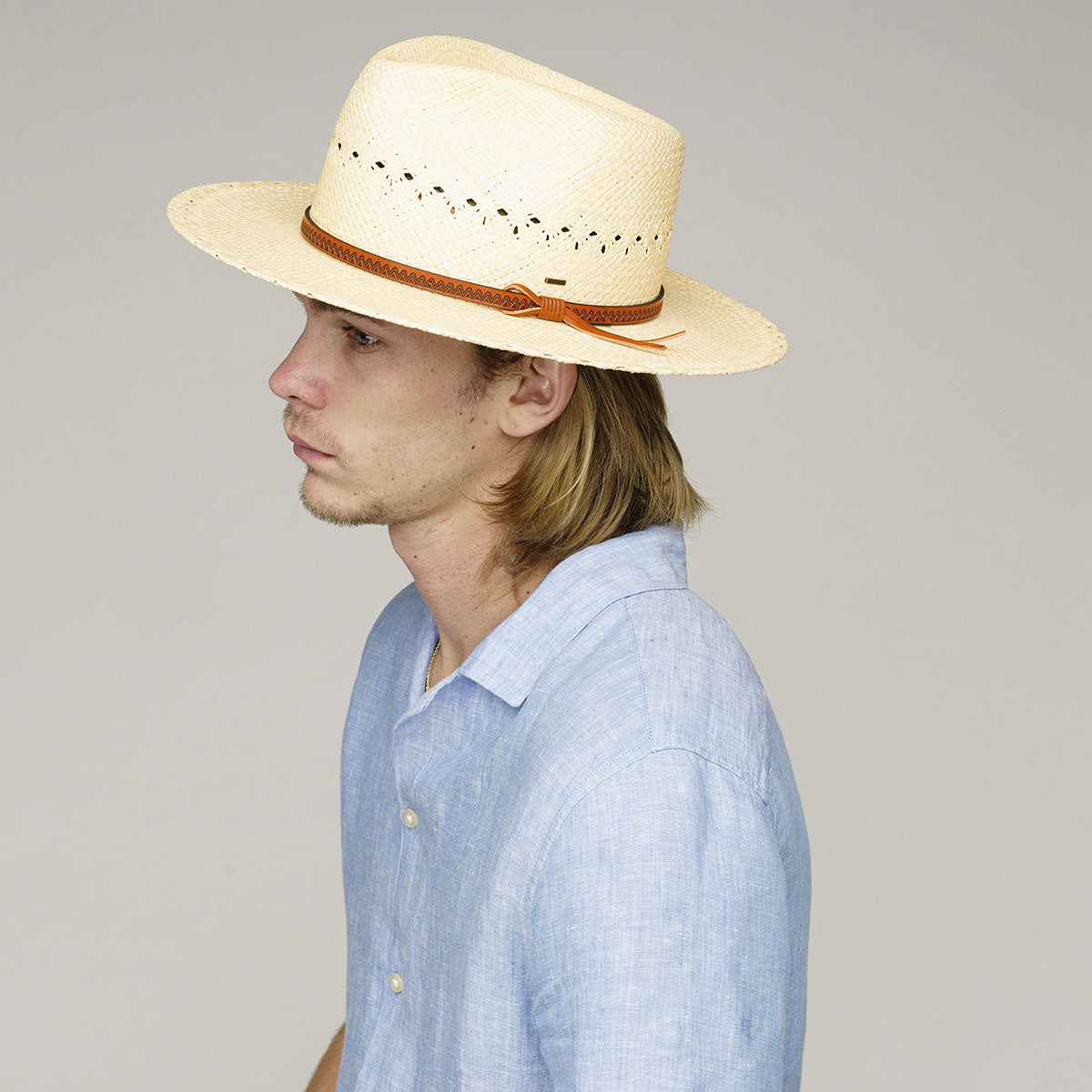 Horan Fedora: 100% Toquilla Palm Straw - Bailey Hats