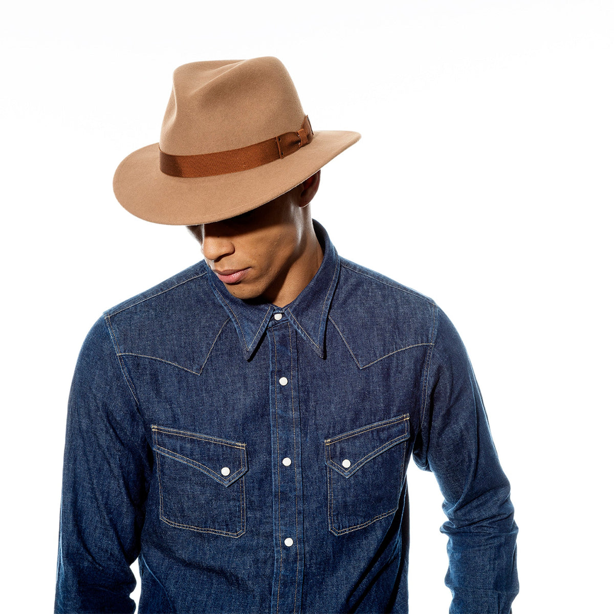 Curtis Fedora - Water Repellent & Shape Retentive LiteFelt