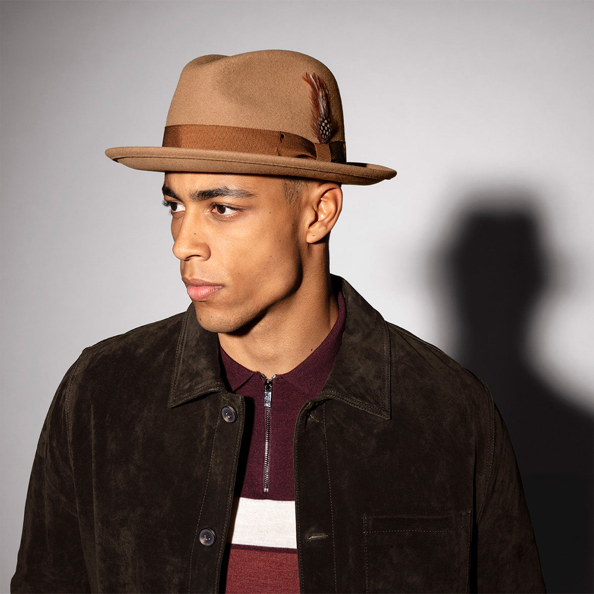Blixen Fedora: 100% Wool LiteFelt Hat - Bailey Hats