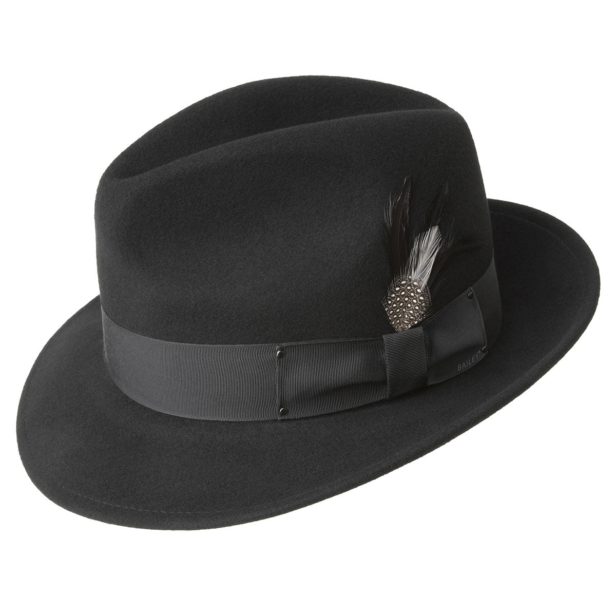 Blixen Fedora: 100% Wool LiteFelt Hat - Bailey Hats