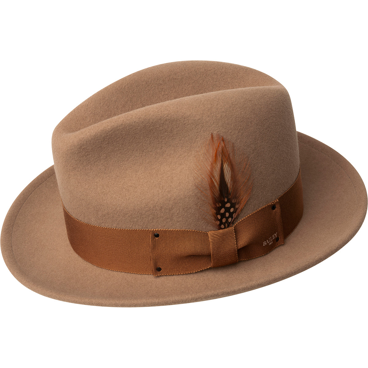 Blixen Fedora: 100% Wool LiteFelt Hat - Bailey Hats
