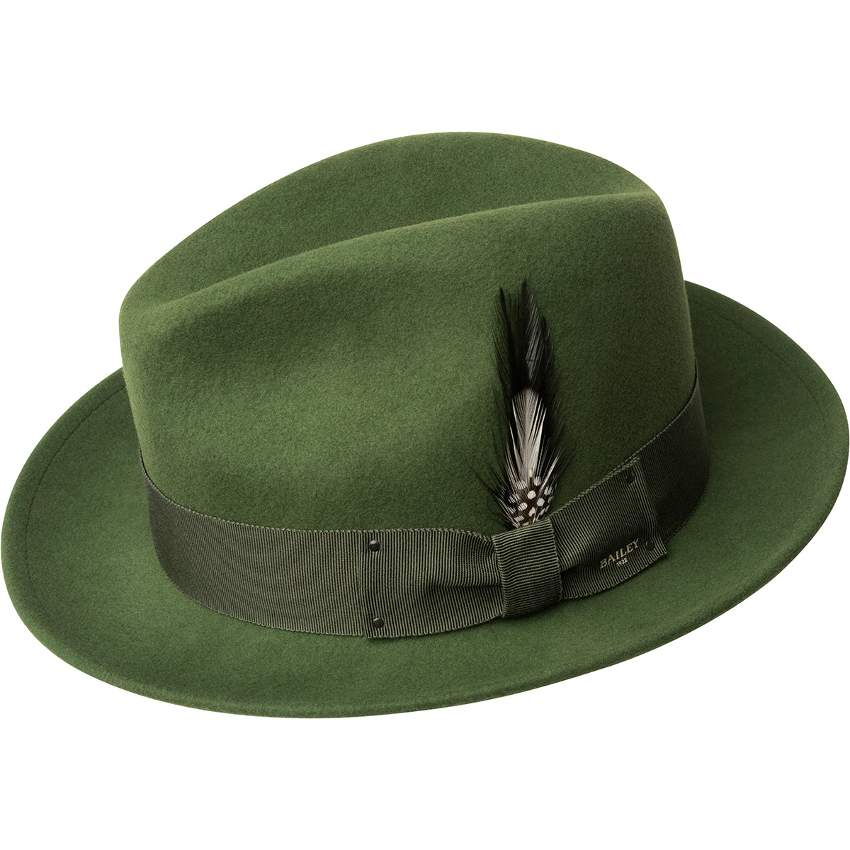 Blixen Fedora: 100% Wool LiteFelt Hat - Bailey Hats