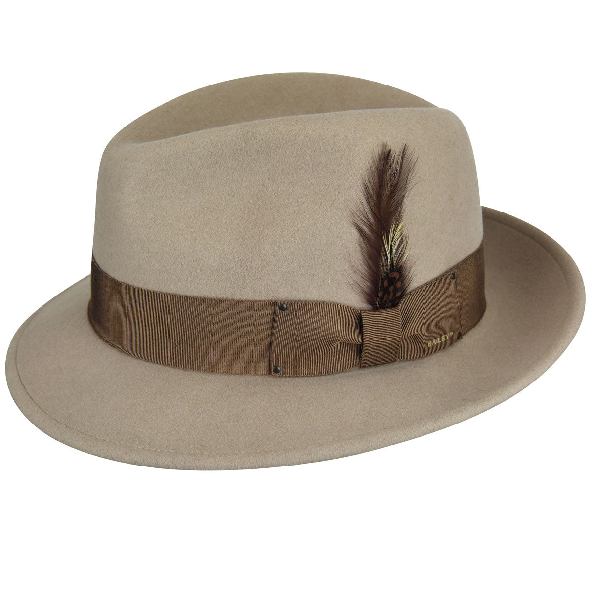 Blixen Fedora: 100% Wool LiteFelt Hat - Bailey Hats