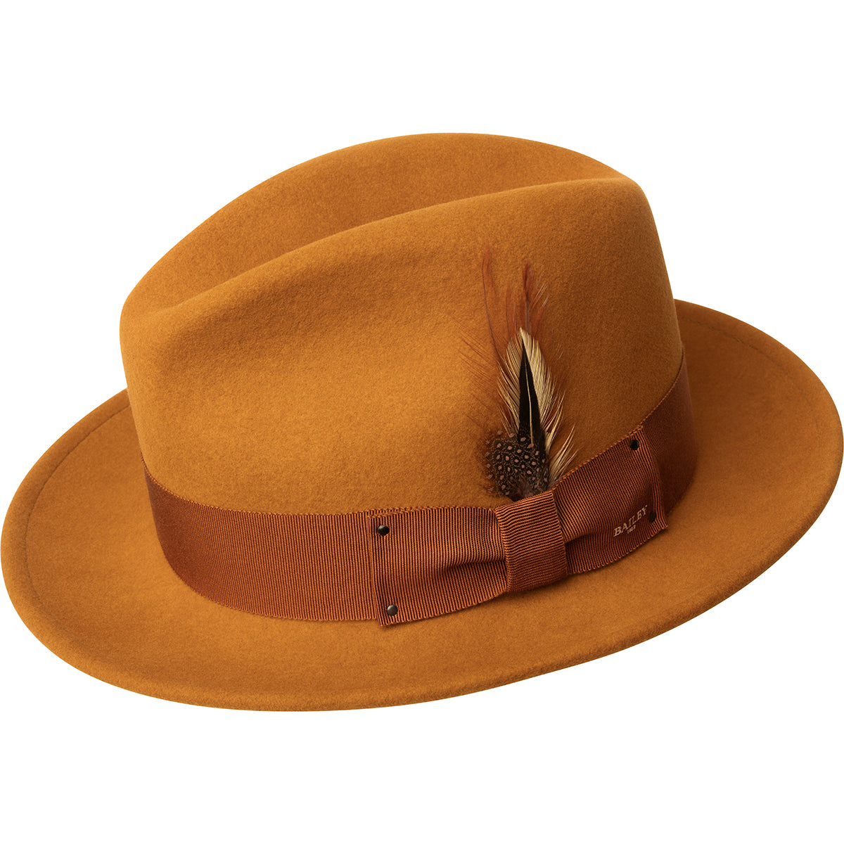 Blixen Fedora: 100% Wool LiteFelt Hat - Bailey Hats