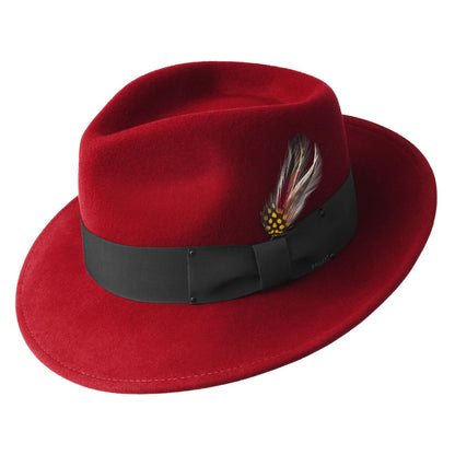 Bailey 1922 Fedora Hat - Premium 100% Wool LiteFelt