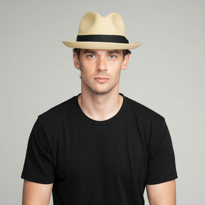 Craig Braided Fedora: Premium Milan Braid by Bailey 1922
