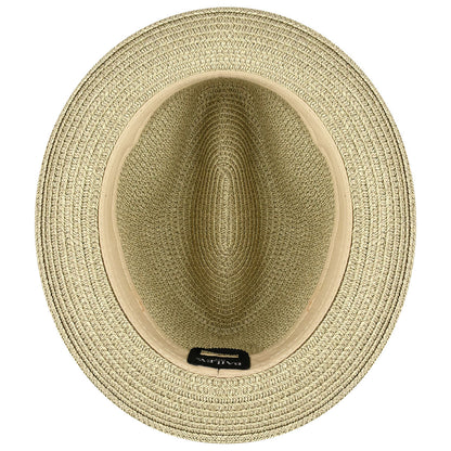 Bailey Hats Salem Fedora - Classic Toyo Braid with Striped Band