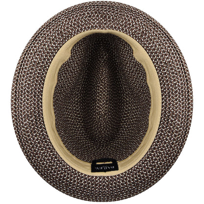 Bailey Hats Salem Fedora - Classic Toyo Braid with Striped Band
