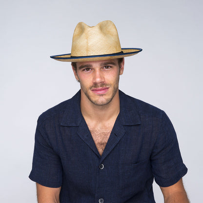 Parson Fedora Hat by Bailey 1922 - Genuine Panama Straw