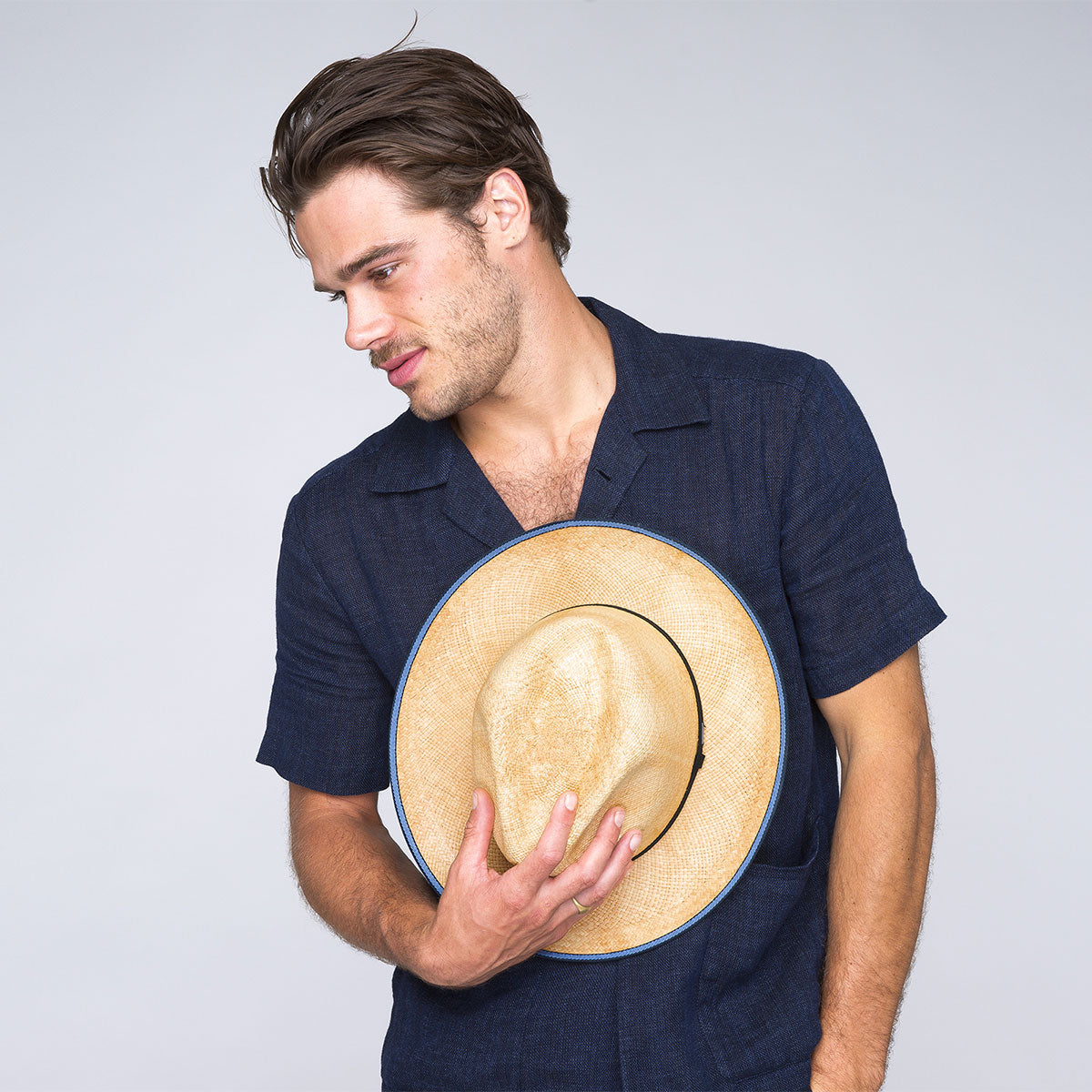 Parson Fedora Hat by Bailey 1922 - Genuine Panama Straw