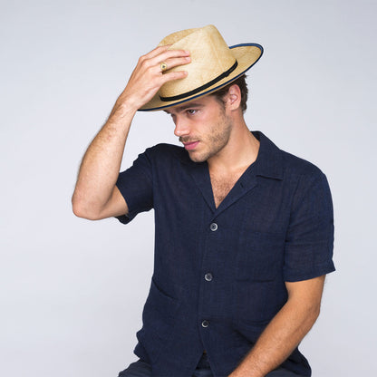 Parson Fedora Hat by Bailey 1922 - Genuine Panama Straw