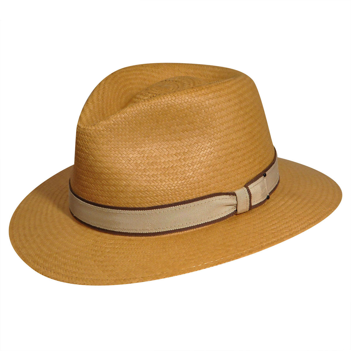 Brooks Panama Fedora - Genuine Ecuador Toquilla Straw Hat