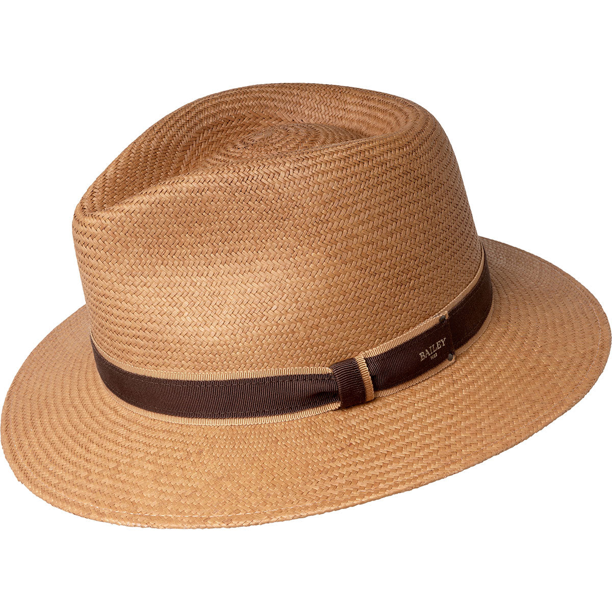 Brooks Panama Fedora - Genuine Ecuador Toquilla Straw Hat