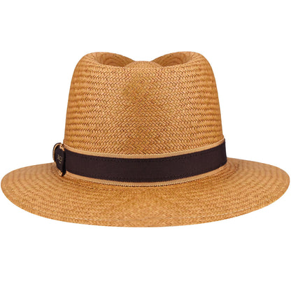 Brooks Panama Fedora - Genuine Ecuador Toquilla Straw Hat