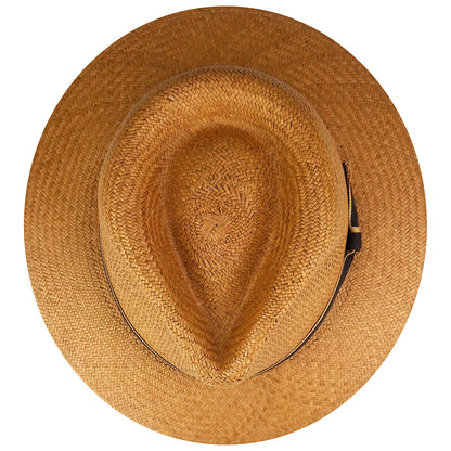Brooks Panama Fedora - Genuine Ecuador Toquilla Straw Hat