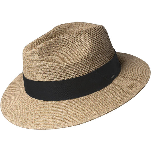 Mullan Fedora - Fine Toyolene Braid Summer Straw Hat
