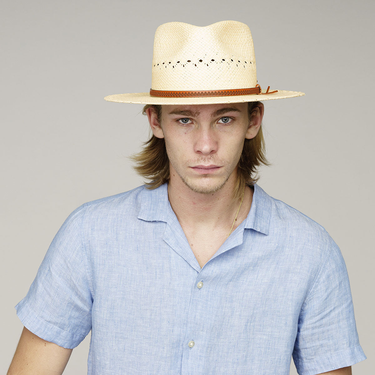 Horan Fedora: 100% Toquilla Palm Straw - Bailey Hats