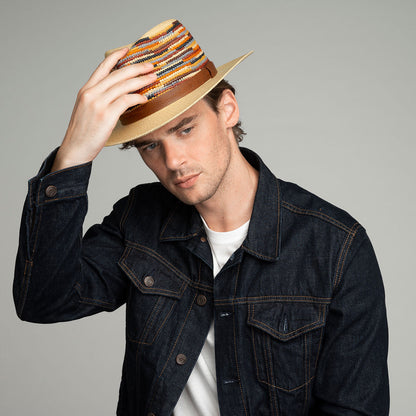 Tasmin Panama Fedora - Hand-Woven Ecuador Straw Hat