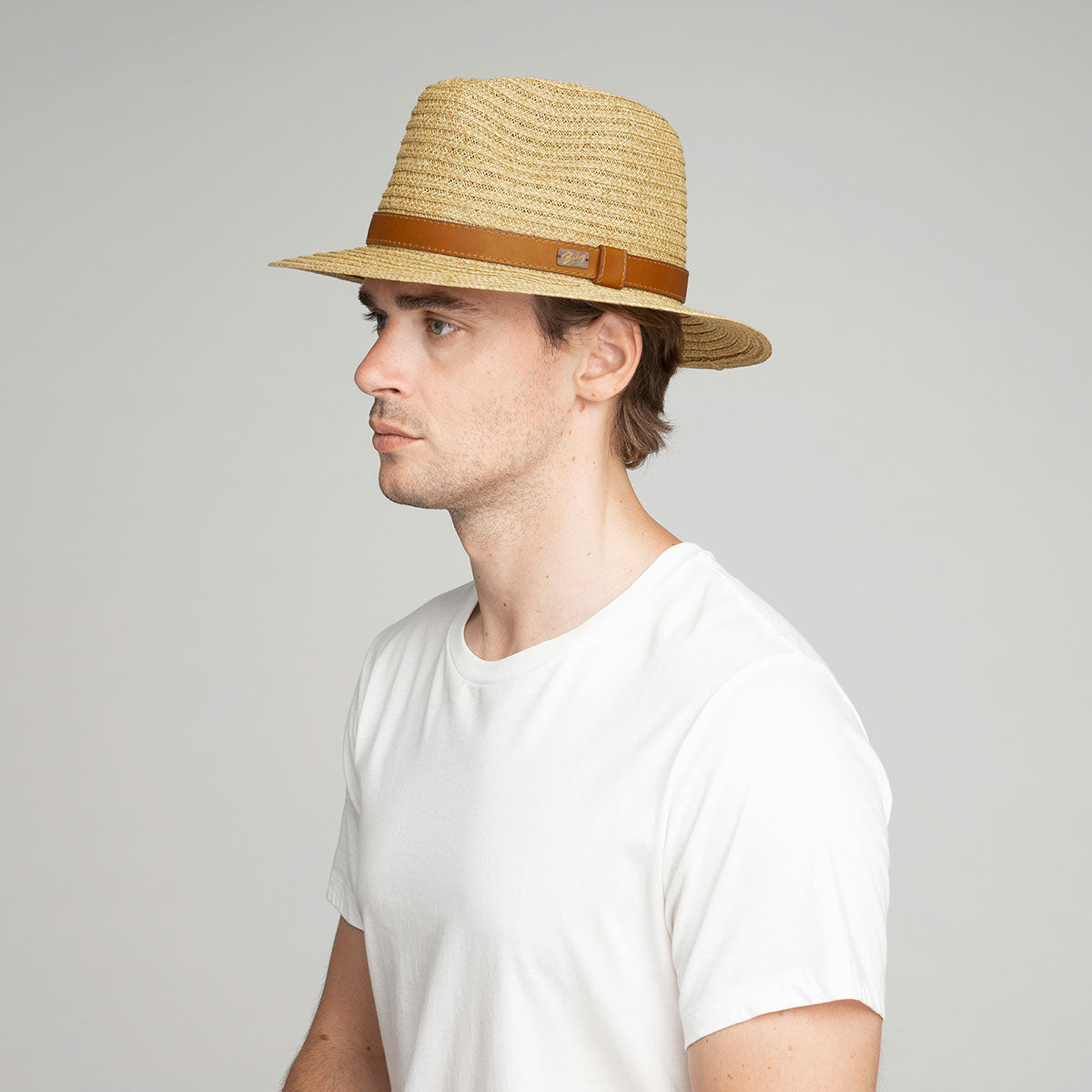 Foley Fedora - Lightweight Paper Straw Hat with Leather Band