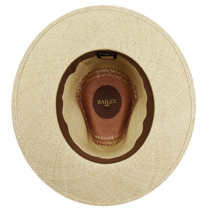 ystrom Fedora: 100% Toquilla Palm Straw - Bailey Hats
